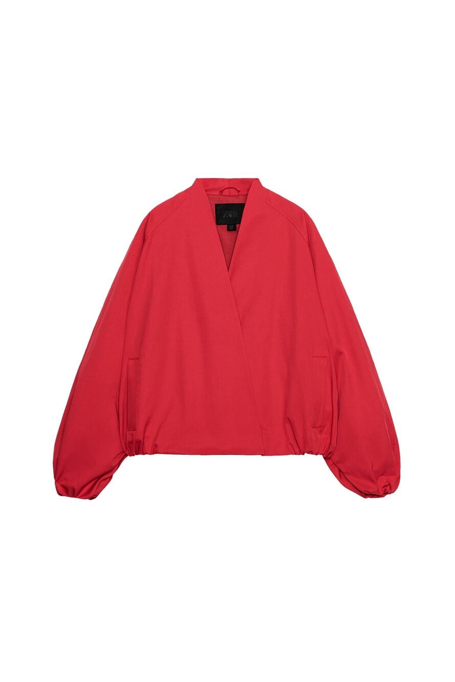 ZARA Bomber Jacket in Red - XS